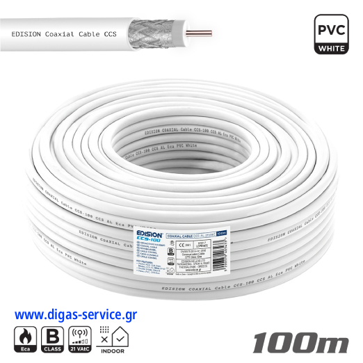 Edision Coaxial CCS-100 100m