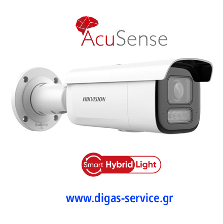 Hikvision Bullet 4MP AcuSense Smart Hybrid Light 2.8-12mm Hikvision Bullet 4MP AcuSense Smart Hybrid Light 2.8-12mm