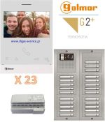 Θυροτηλεόραση 23 διαμερίσματα - Golmar 2 καλωδίων πολυκατοικίας