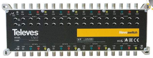 televes-714909 Ενισχυτής Πολυδιακόπτη - Multicwitch televes 714909