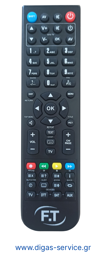 LOR-7000 remote control LOR-7000 remote control