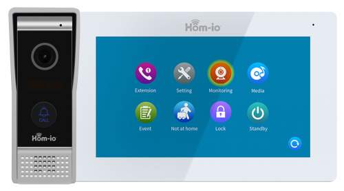 Hom-io Smart kit - Σετ Θυροτηλεόρασης μονοκατοικίας Hom-io Smart kit - Σετ Θυροτηλεόρασης μονοκατοικίας