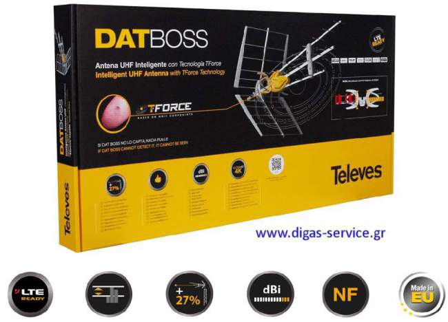 Κεραία Televes 149941 DAT45 T-FORCE LTE HD BOSS