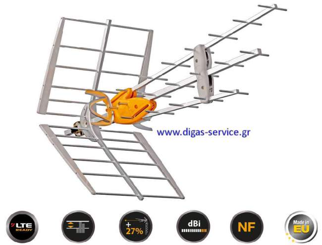 Κεραία Televes 149941 DAT45 T-FORCE LTE HD BOSS